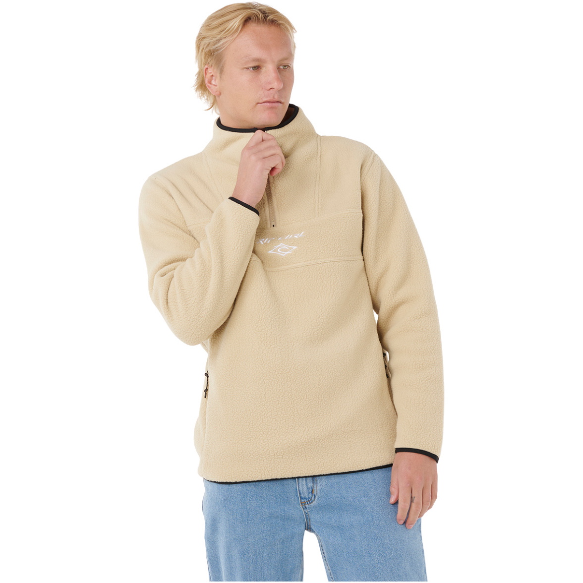 2025 Rip Curl Männer Glocken Polar Fleece 08TMFL - Khaki Sand